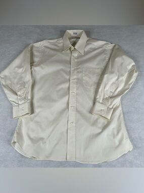 Gitman Bros For Patrick James 15.5 33 2-Ply Cotton Pinpoint Oxford Button Down